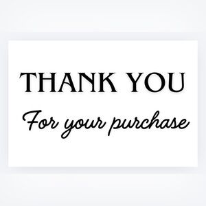 Custom Made 50count “Thank You” Stickers